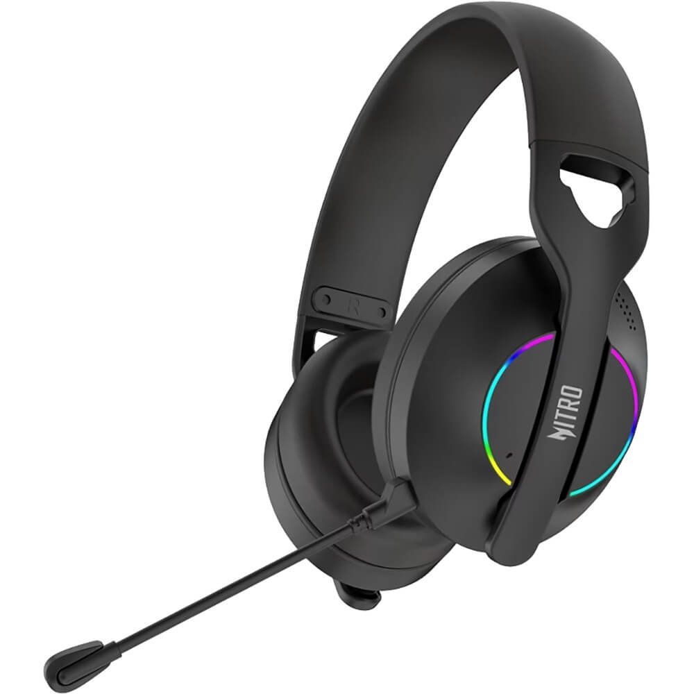 Наушники с микрофоном OHR400 Nitro черный 1м мониторные BT/Radio/3.5mm (ZL.HDSEE.00G)