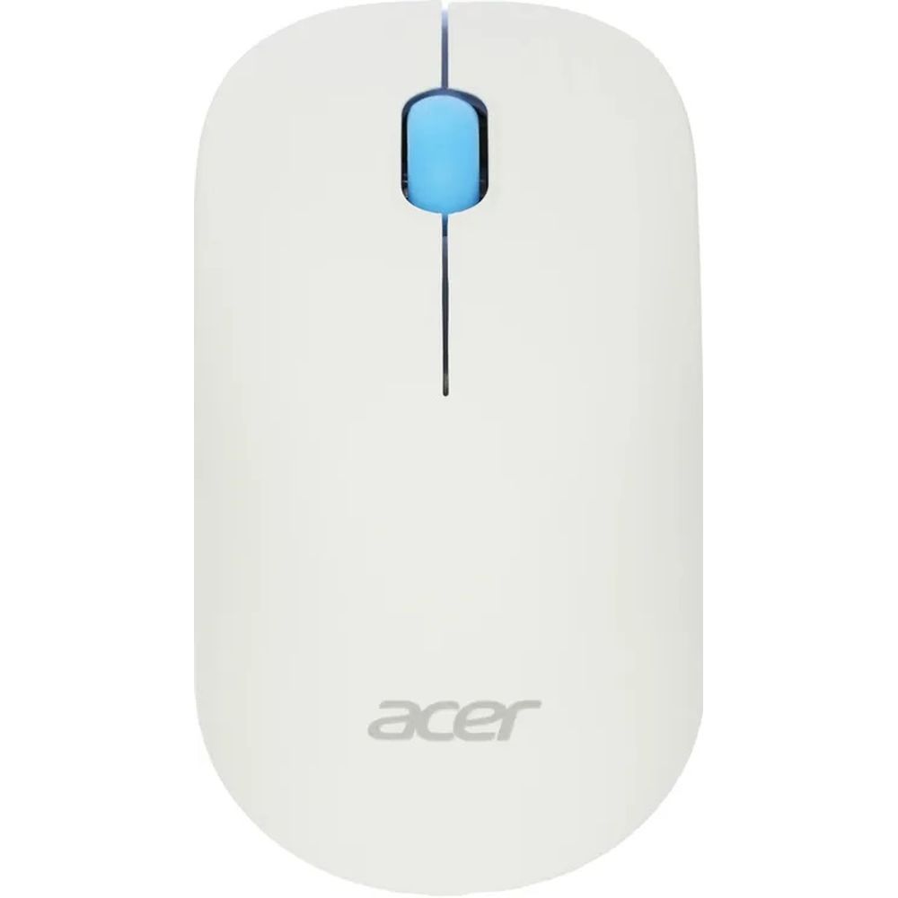Мышь Acer OMR205 белый/голубой оптическая(1200dpi)беспроводная USB для ноутбука (2but) ZL.MCEEE.02H