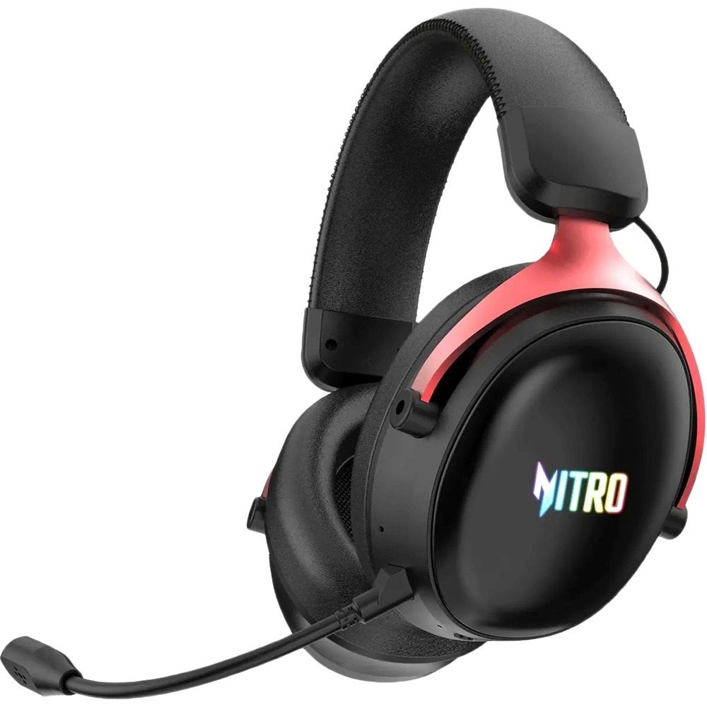 Наушники с микрофоном OHR401 Nitro черный мониторные BT/Radio/3.5mm (ZL.HDSEE.00H)